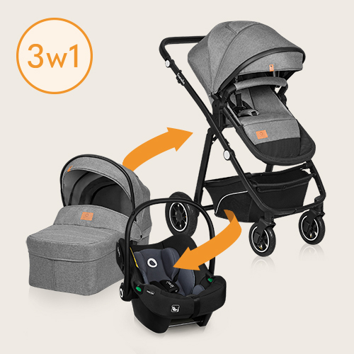 Lionelo Julie One grey_stone — Wózek spacerowy