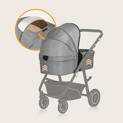 Lionelo Julie One grey_stone — Wózek spacerowy