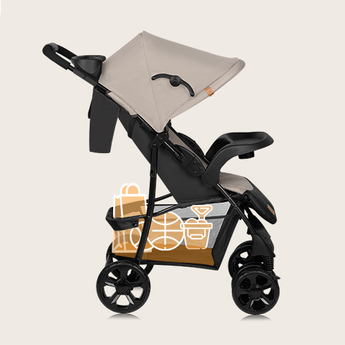 Lionelo Emma Plus Beige Latte — Buggy