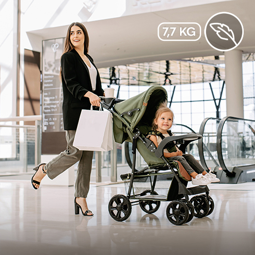 Lionelo Emma Plus Coral Pink — Buggy