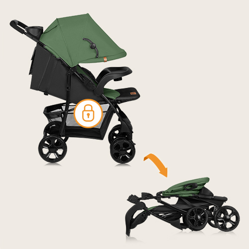 Lionelo Emma Plus Green Emerald — Buggy