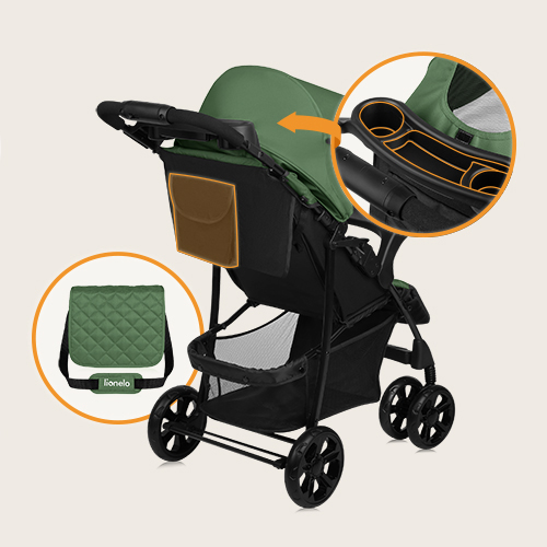 Lionelo Emma Plus Green Emerald — Buggy