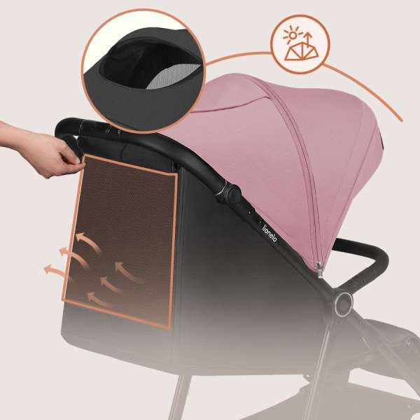 Buggy mit großem Belüftungsfenster im Verdeck