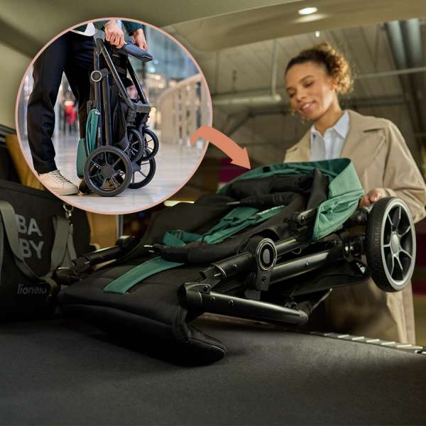 Leicht zusammenklappbarer und tragbarer Kinderwagen