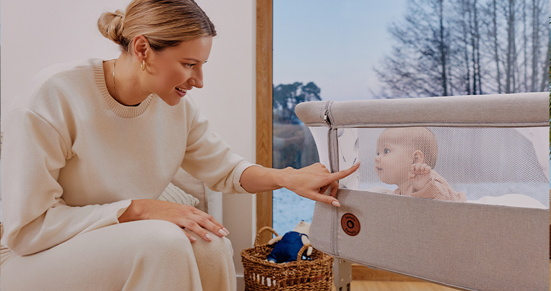 Lionelo Aurora 3 w 1 Beige Sand — Uniwersalne łóżeczko 3 w 1