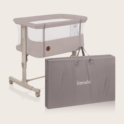 Lionelo Aurora 3 w 1 Beige Sand — Uniwersalne łóżeczko 3 w 1
