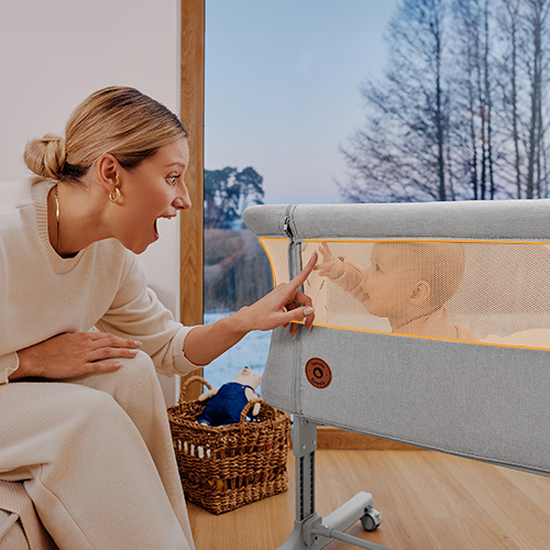 Lionelo Aurora 3 w 1 Beige Sand — Uniwersalne łóżeczko 3 w 1