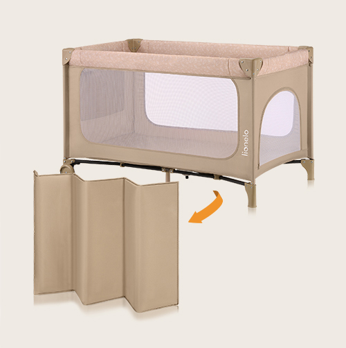 Lionelo Jasmin Easy Fold Beige Sand — Bettchen 2in1