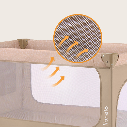 Lionelo Jasmin Easy Fold Beige Sand — Bettchen 2in1