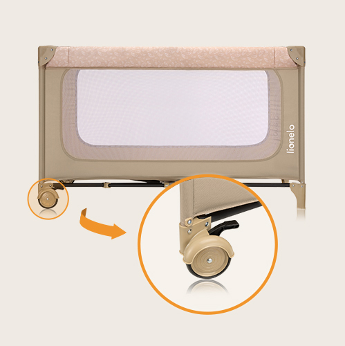 Lionelo Jasmin Easy Fold Beige Sand — Bettchen 2in1