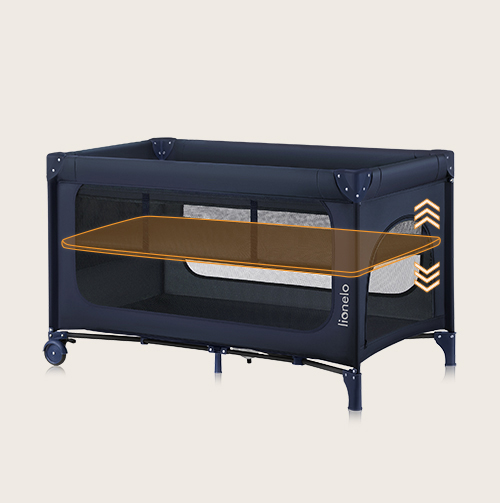 Lionelo Jasmin Easy Fold Blue Navy — Bettchen 2in1