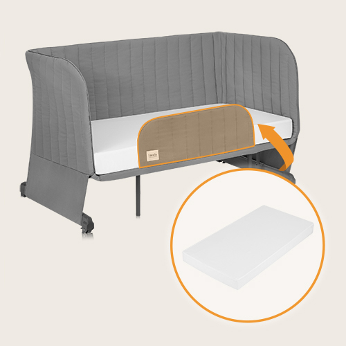 Lionelo Thomi Plus 5 w 1 Grey Concrete - 5-in-1-Kinderbett