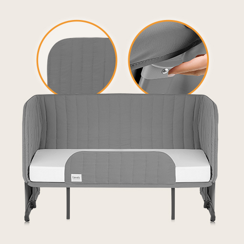 Lionelo Thomi Plus 5 w 1 Grey Concrete - 5-in-1-Kinderbett