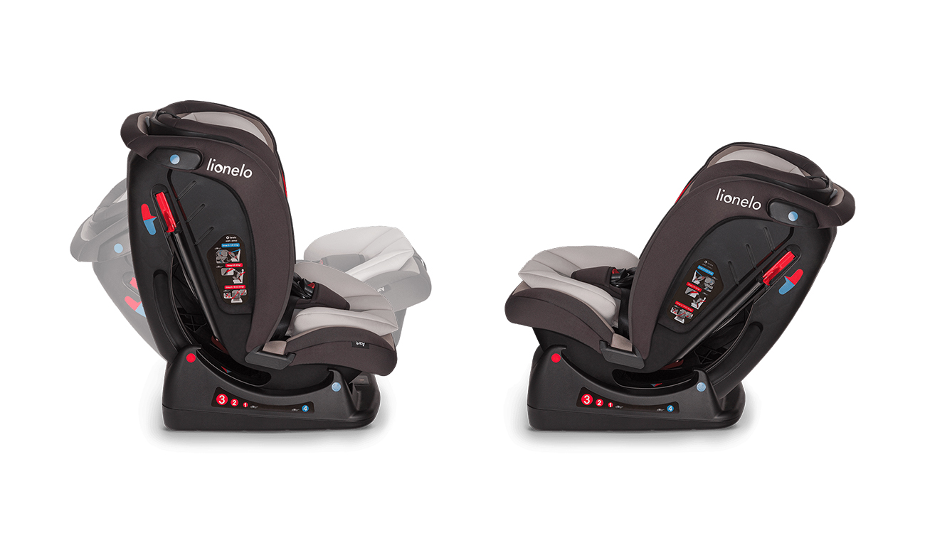 Lionelo Aart Black Carbon Red - Autokindersitz 0-36 kg