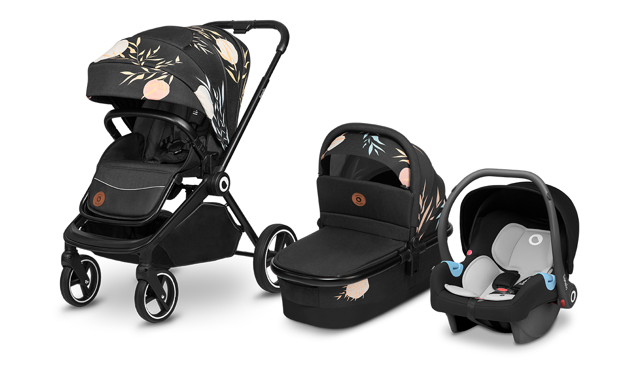 Lionelo Mika 3 in 1 Lovin’ — multifunktionaler Kinderwagen 3 in 1