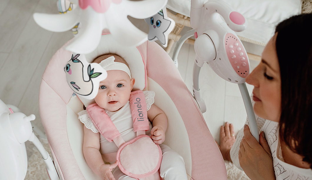 Lionelo Robin Pink - babyliegestühle