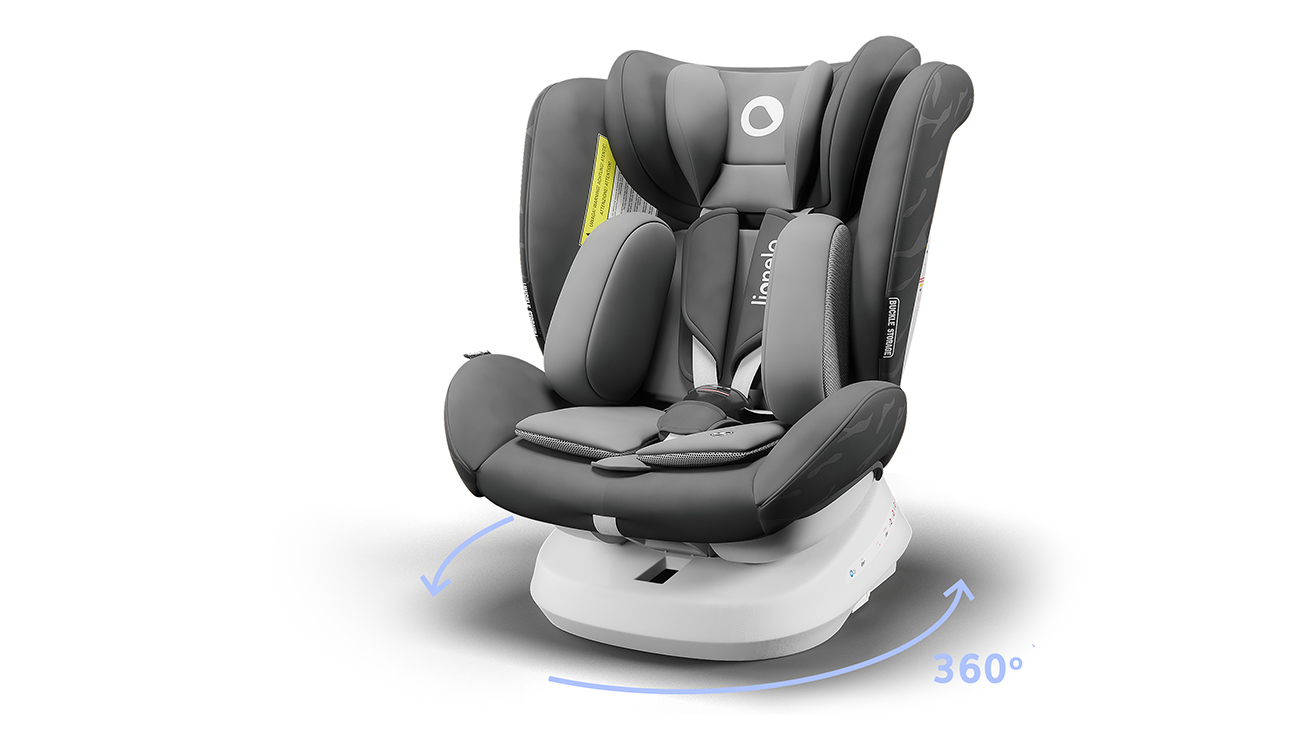 Lionelo Bastiaan One Grey Graphite - autokindersitz 0-36 kg