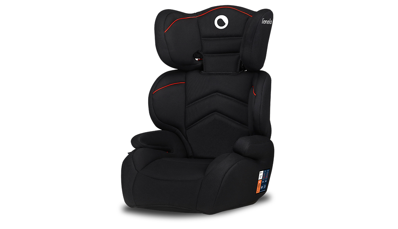 Lionelo Lars Sporty Black - Autokindersitz 15-36 kg